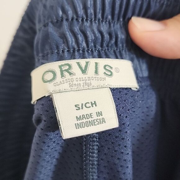 Orvis Embossed travel Skort in blue Shattered print size small - Picture 9 of 14
